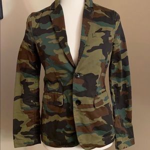 J.Crew Crew Cuts Boys Camo Blazer